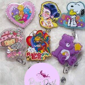 Cartoon character badge reels